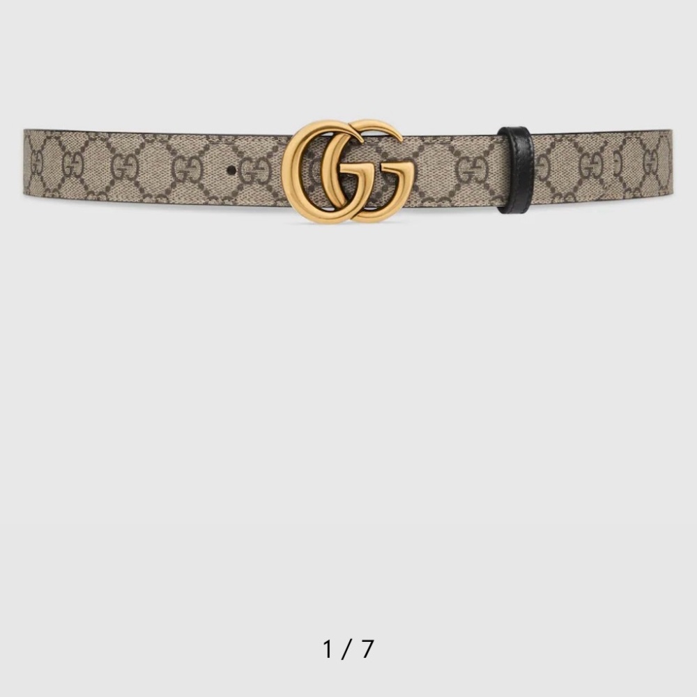 Gucci Marmont Reversible Belt Size 100